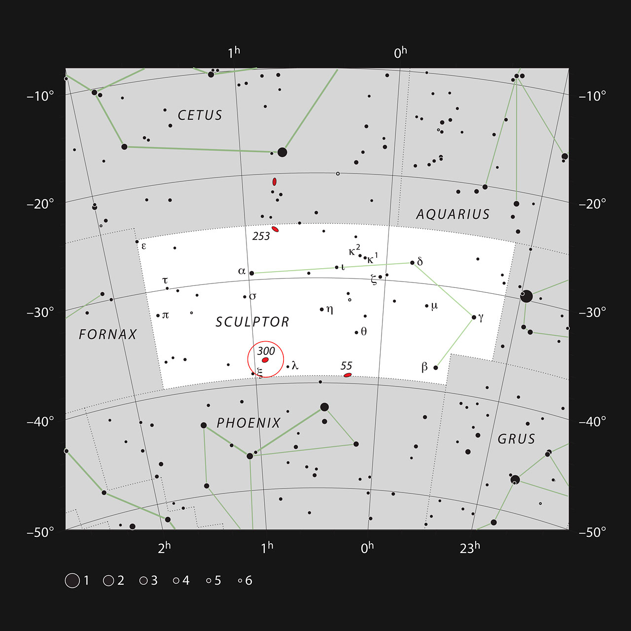 NGC 300 in the constellation of Sculptor